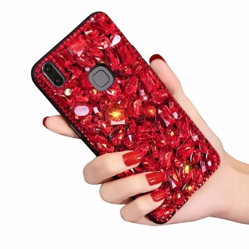 Honor 90lite  Rhinestone Case For Huawei Honor 90 Pro X8A X8 X7 4G  Telefon Kilifi Clear Stone Bling Diamond Caja viv