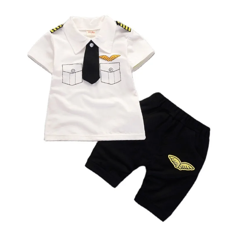 New Summer Baby Clothes Children Boys Casual T-Shirt Shorts 2Pcs Sets Kids Outfits Toddler Fashion Clothing Infant Tracksuits