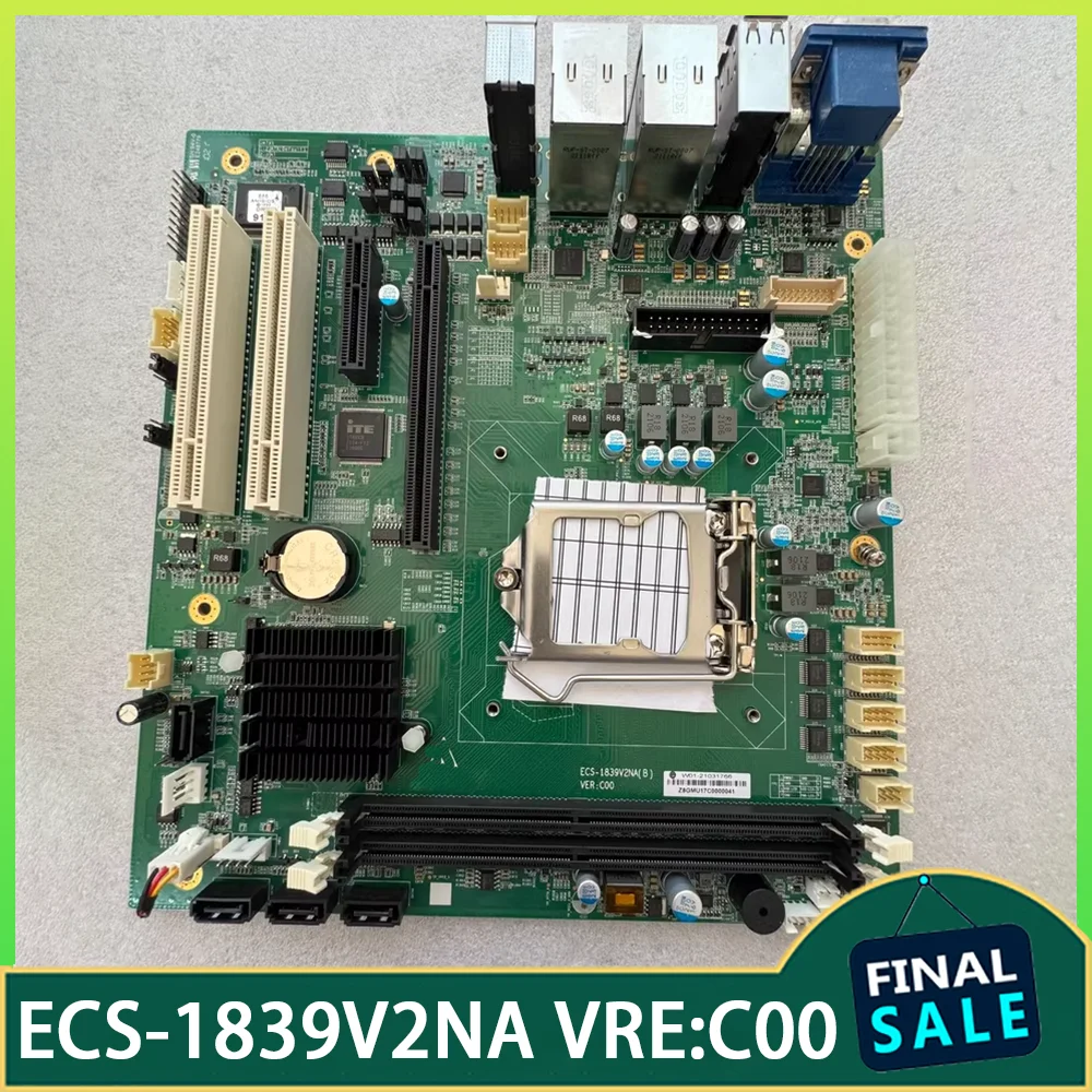 

Промышленная основная плата с двойным сетевым портом ECS-1839V2NA VRE:C00