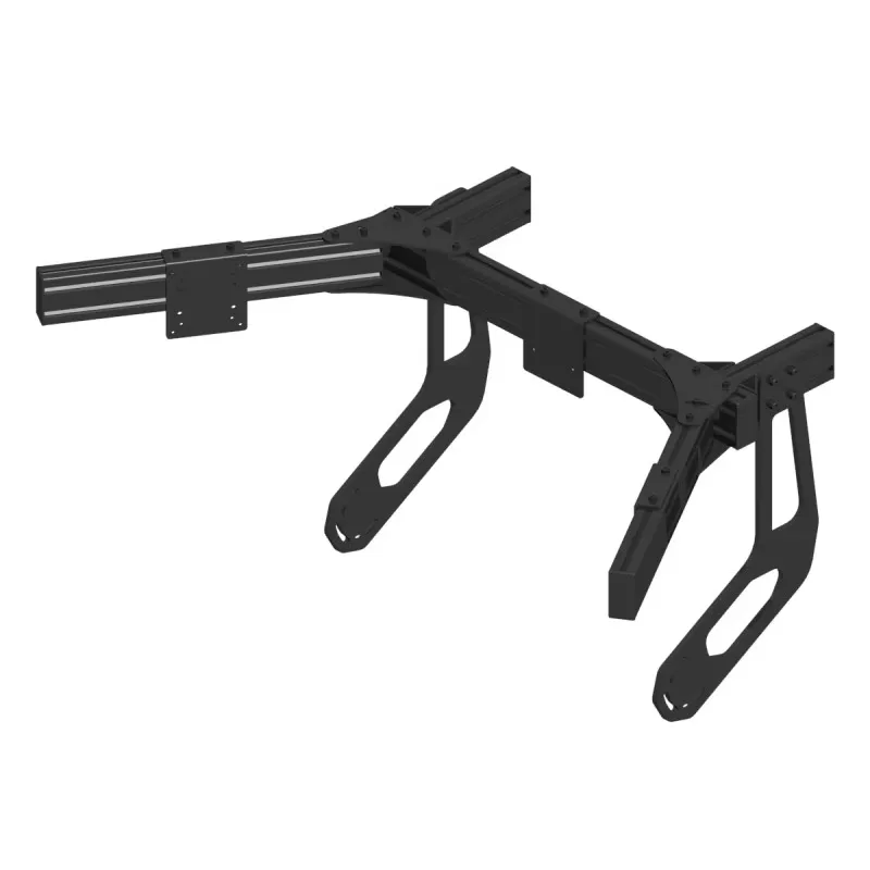 Factory OEM Anodized Aluminum Rig Bracket Triple Display Bracket Mounting Indoor SIM Racing Cockpit emulator
