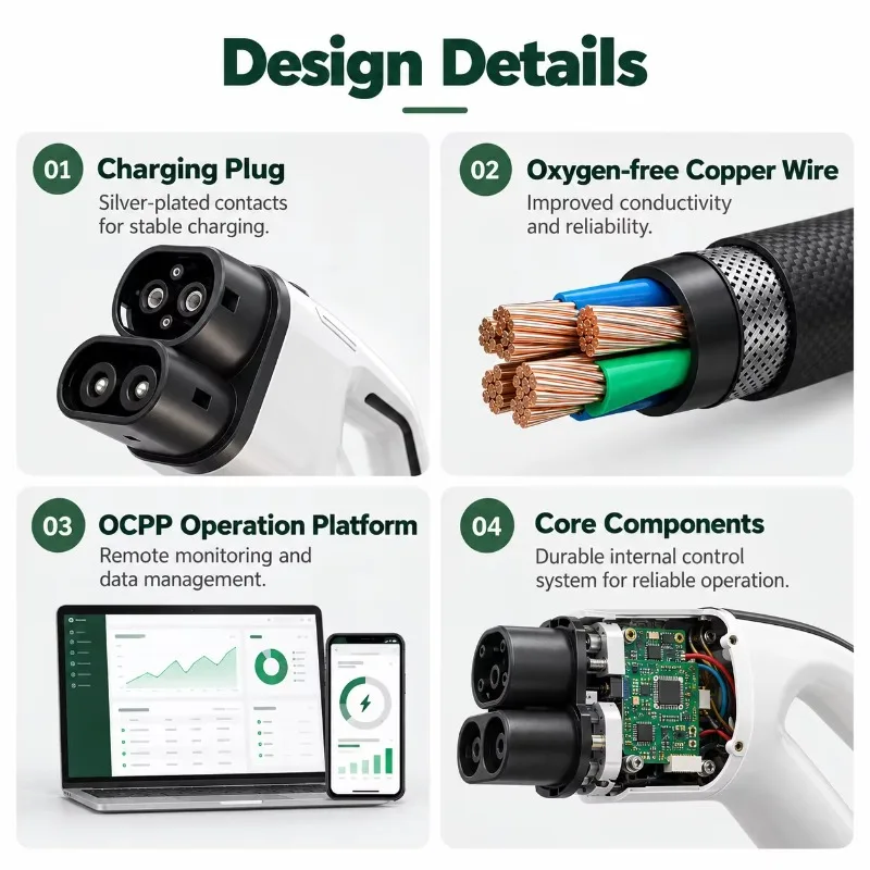 Commercial DC Fast EV Charging Station   Electric Vehicle Charger Public Fleet  Custom Supplier PX
