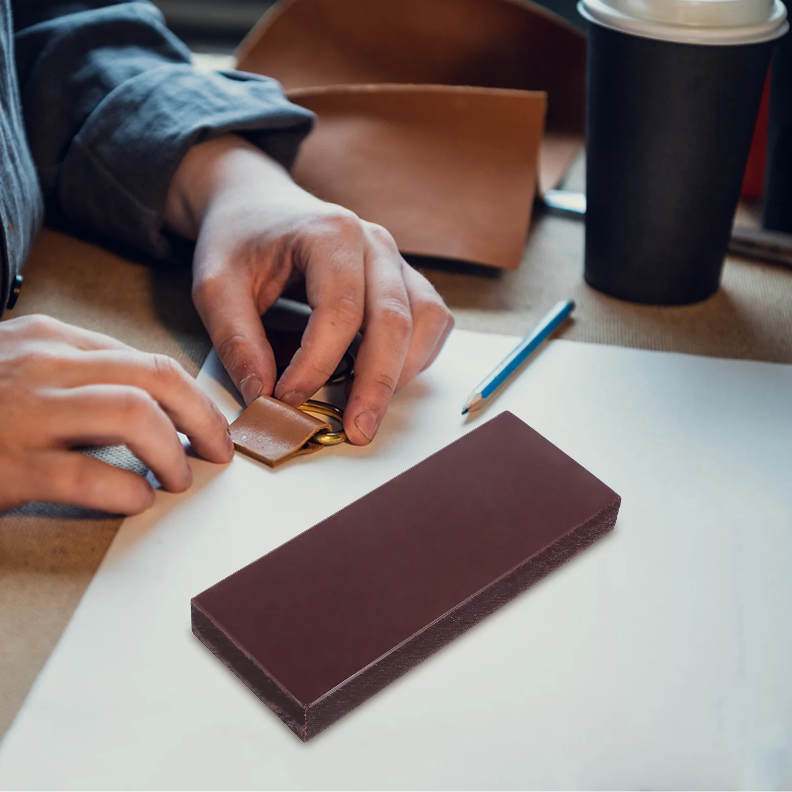 

Pp Punching Mat Durable Diy Craft Tool For Belts Hole Punching Cutting Board Multifunctional Stamping Pad