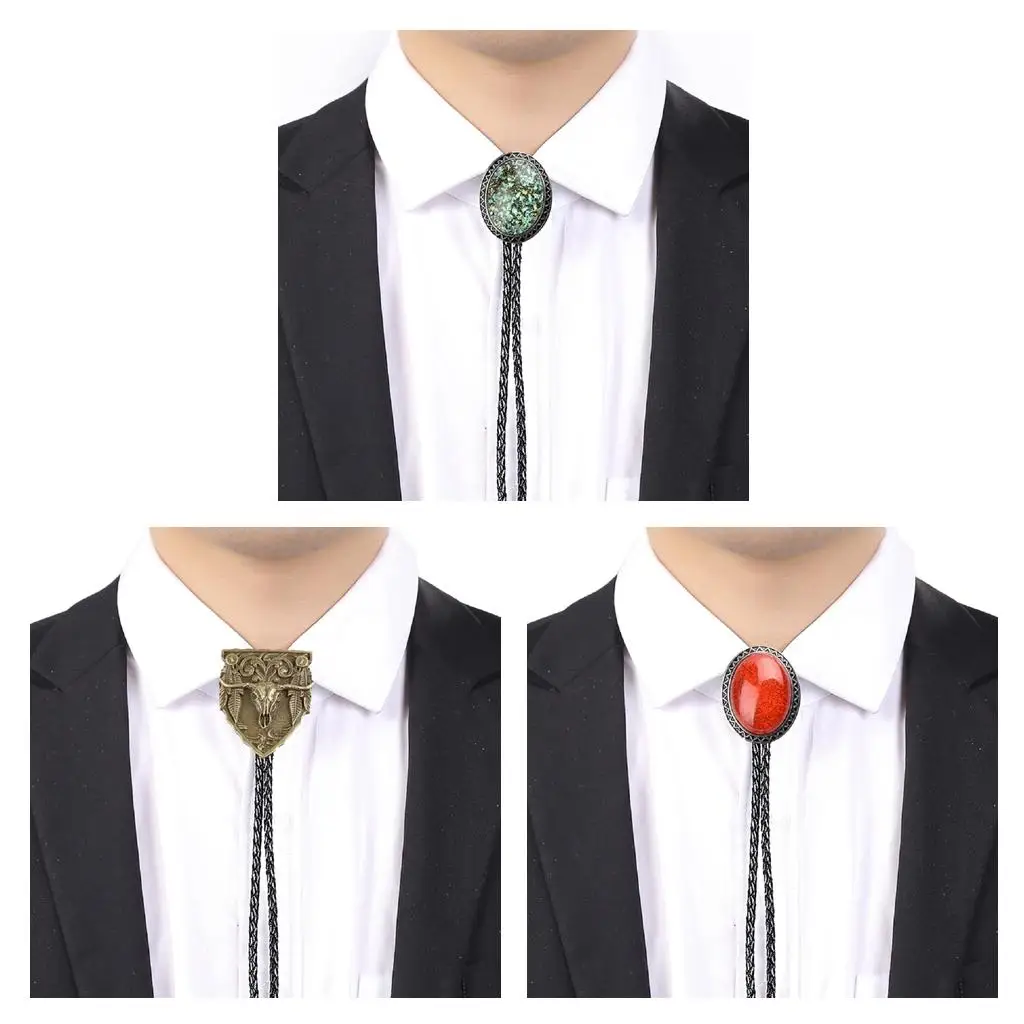 الرجعية الرجال ازتيك الهندي روديو قبعات رعاة البقر الغربية بولو التعادل شهم الحلي