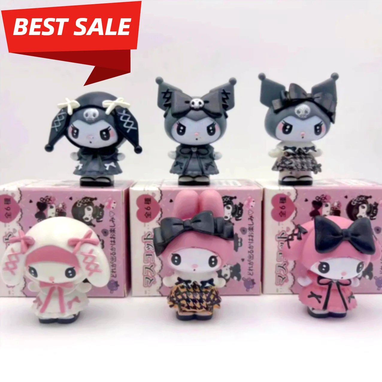 

Sanrio 4cm Mini Kuromi My Melody Blind Box Cartoon Character Figures Dolls Surprise Bag Cute Model Collection Toy Holiday Gift