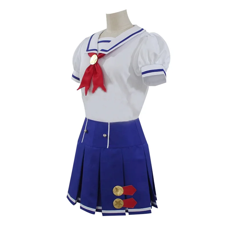 Anime Aikatsu Hoshimiya Ichigo Cosplay Costume School Dress Summer Uniform Suit Halloween Party Role Play Outfit for Adult Girls