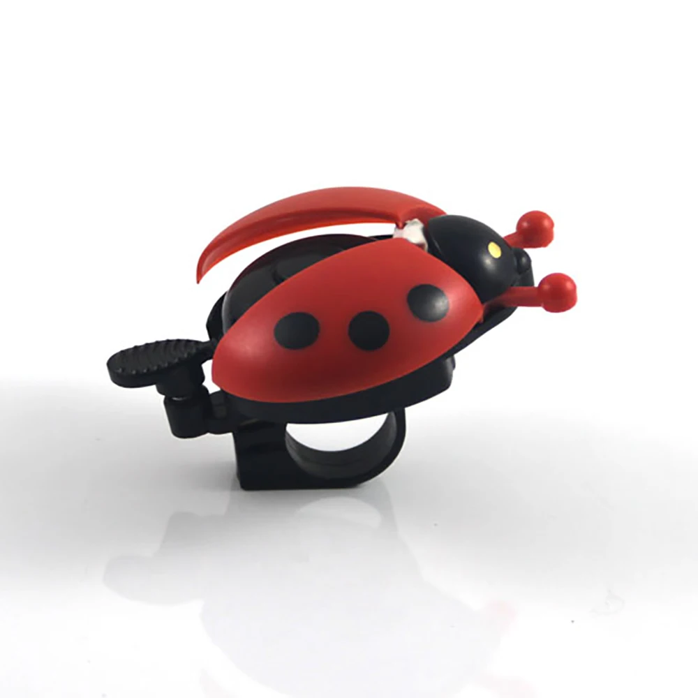 1PC Bicycle Small Bell Cartoon Beetle Ladybug Cycling Bells For Lovely Kids Girls Bike Ride Mini Bell Alarm Bicycle Accessories