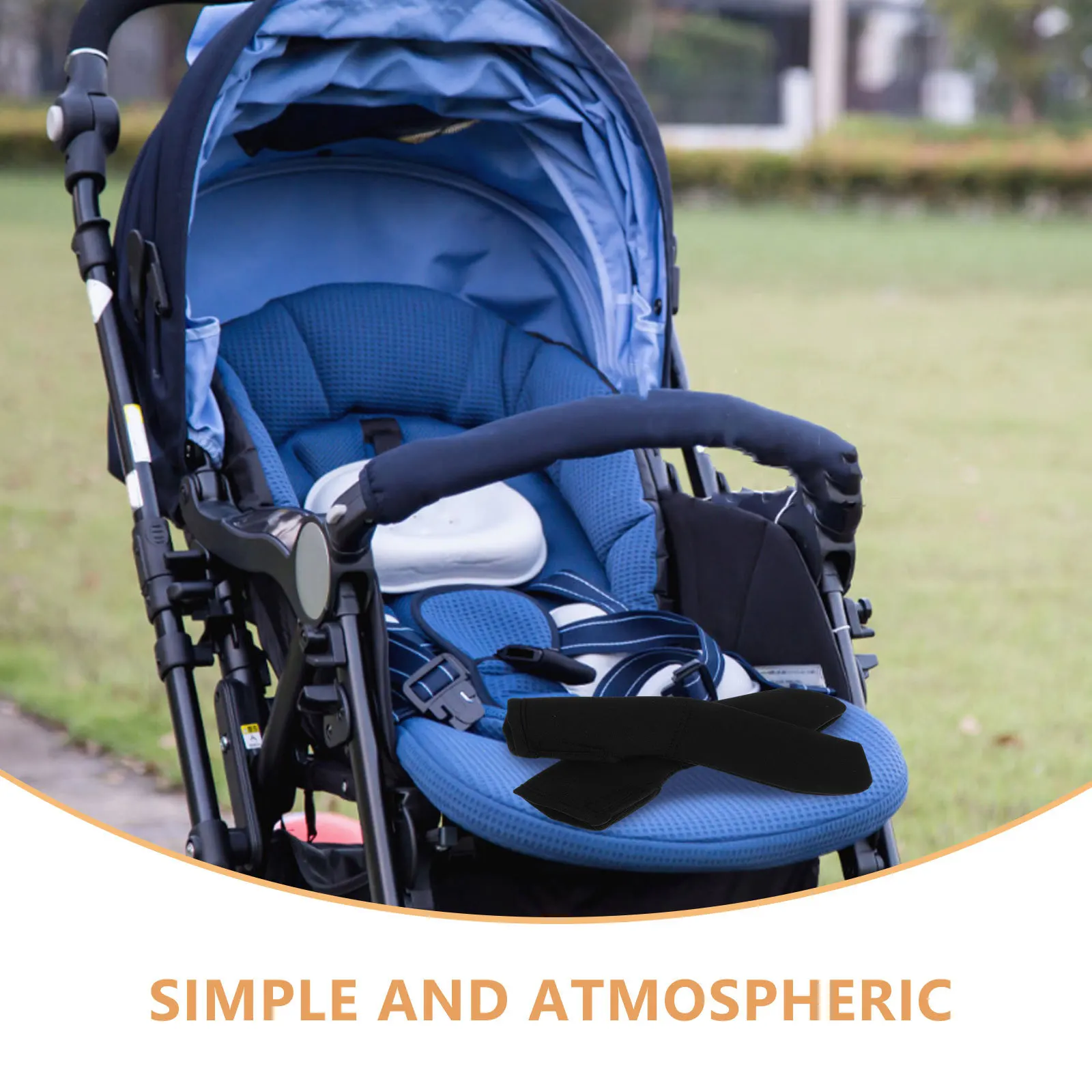 1 Pair Stroller Handle Cover Neoprene Grip Protector For Toddler Pushchair Umbrella Stroller Handlebar Sleeve Accessory