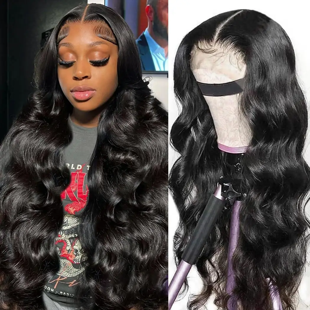 22 inch 5x5 HD Lace Closure Wigs Human Hair Pre Plucked 5X5 Body Wave Lace Front Wig Human Hair Brazilian Virgin Human Hair