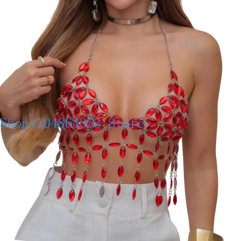 652F Easy Change Detachable Strap Top for Multiple Styles in Clubs and Outings