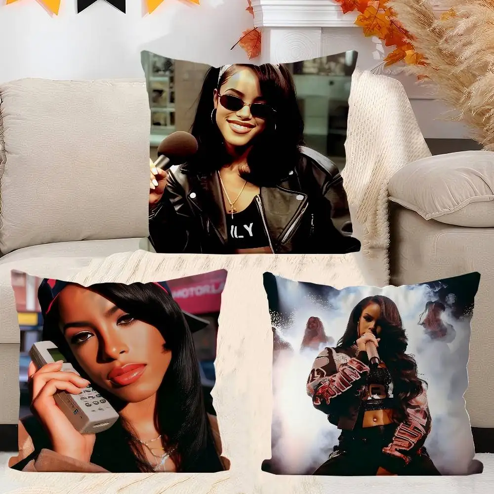 Singer A-AaliyahS Cushion Cover Pillow Cover Decor Pillowcase Printed Cushion Case For Couch