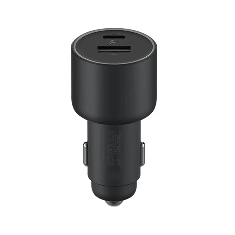 CC07ZM 100W Car Charger 1A1C Fast Charging Dual-port USB-A USB-C Smart Device Fully Compatible With Light Effect Display