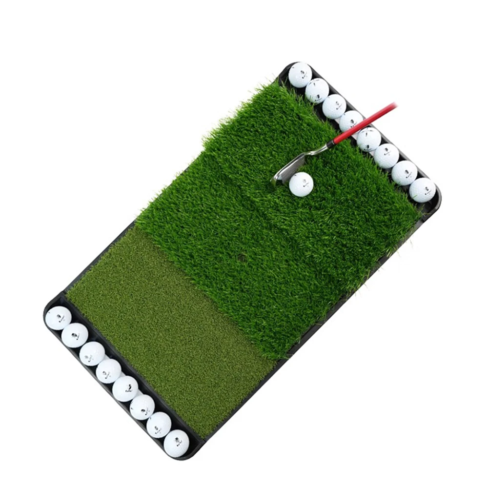 

3-in-1 Golf Hitting Practice Turf Mat Golf Mats Practice Golf Practice Swing Mat for Chipping Outdoor Indoor