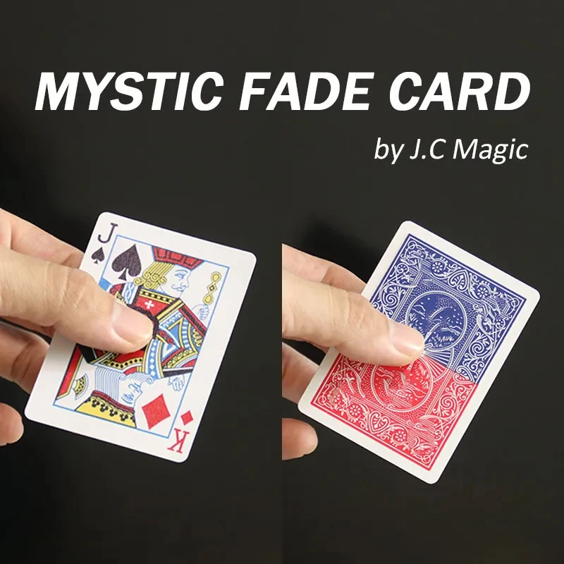 Mystic Fade Card by J.C Magic Tricks Card Face Changes to Chosen One Card Back Color Change Close-up Illusions Gimmicks Props