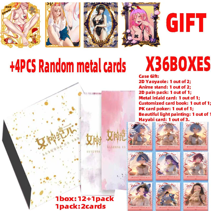 Wholesale 36 Goddess Story CardsMingka Society & Secret Realm Cultural Creation 