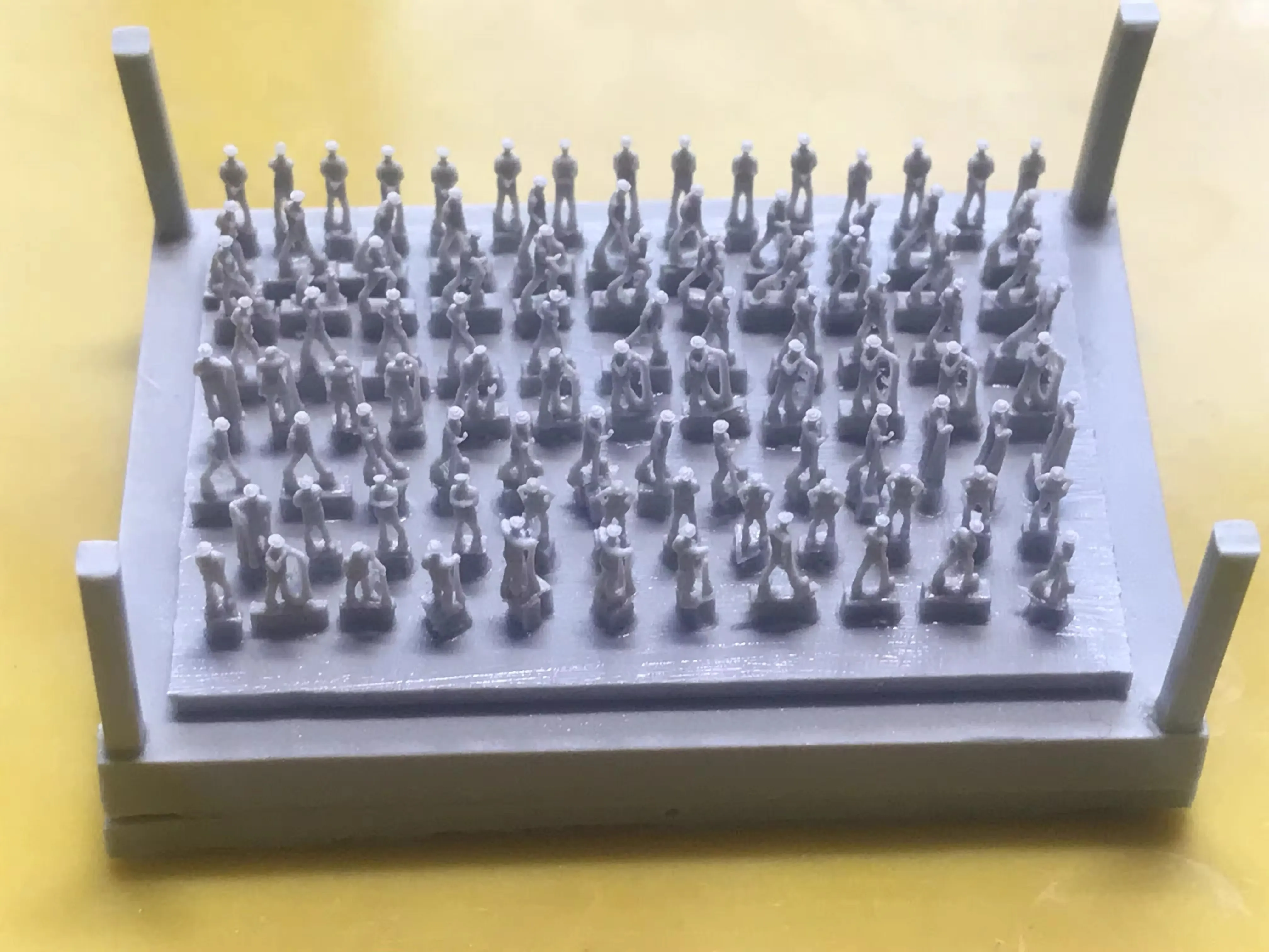 

Miniature 1/350 resin model super mini u s navy soldiers ca110pcs