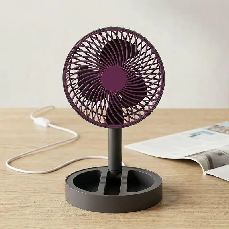 USB Direct Plug-in Small Fan Portable Cooling Fan Household Foldable Desktop Air Circulator For Indoor Outdoor Accessories Gift