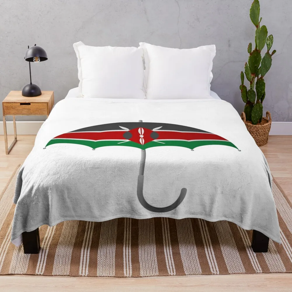 Kenia outfit, Kenia flag, gift, summer Africa Camping living room decoration, washroom decoration, stickers,  gift Throw Blanket