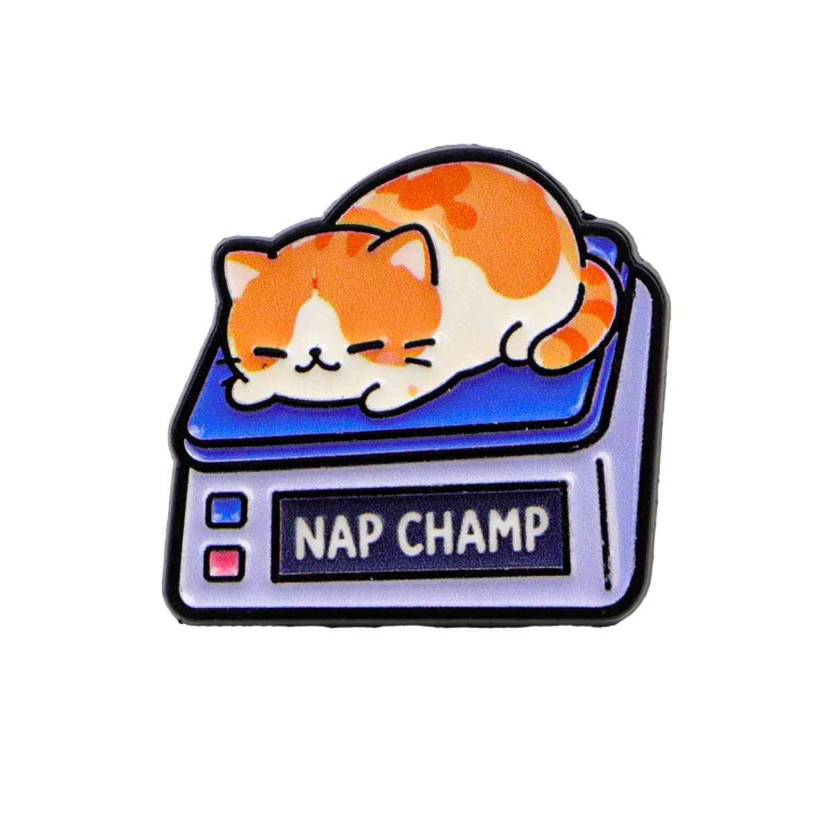 Cute Black Cat Enamel Lapel Pin, Gift for Friends