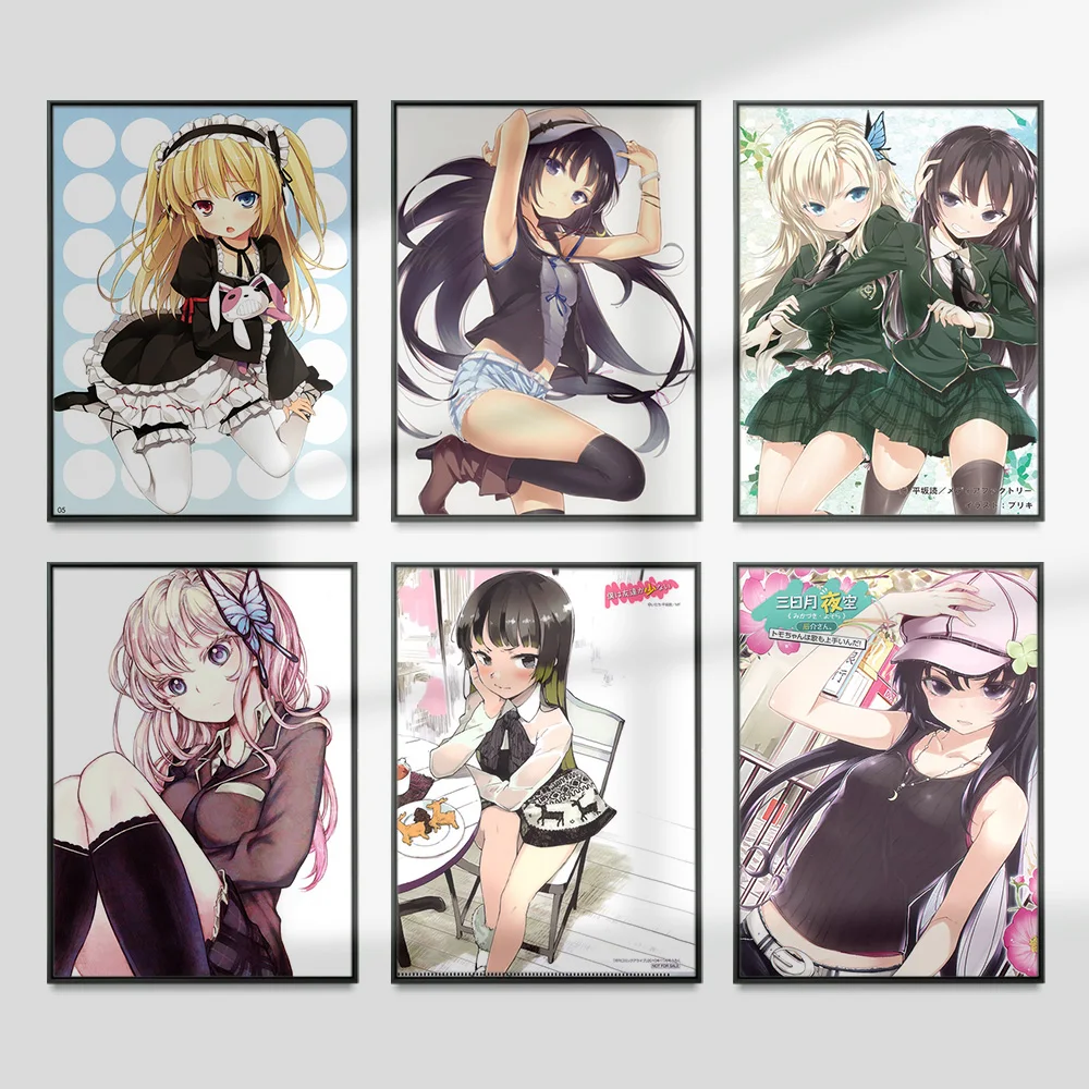 

Haganai I Don't Have Many Friends Japanese Anime Art Print Poster Cartoon Manga Canvas Painting Decor Wall Stickers Otaku Gift