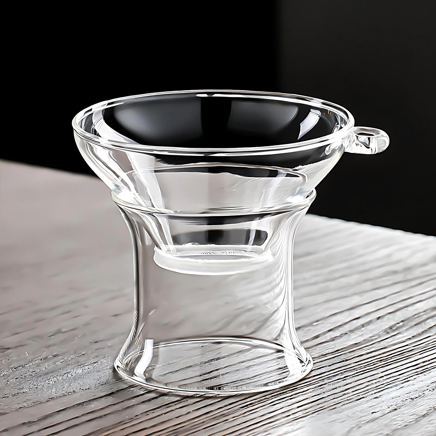 

OANKR Tea Strainer with Handle & Holder High Borosilicate Glass Tea Infuser Fine Mesh Tea Steeper Filters Kitchen Home Tools