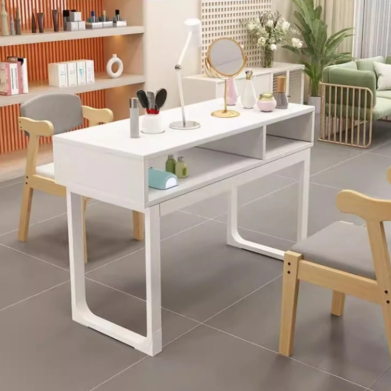 Storage Station Nail Table Cleaning Luxury White Manicure Nail Table Organizer Drawer Tavolo Per Unghie House Accessories