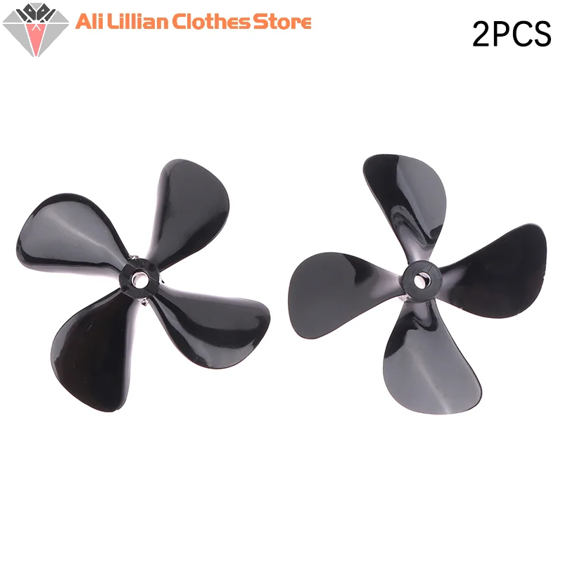 ⭐ CHAUD ❗   Hélice de bateau RC à quatre pales Positive/inversée, vis haute résistance D50/55/60/70mm, 4mm, 2 pièces