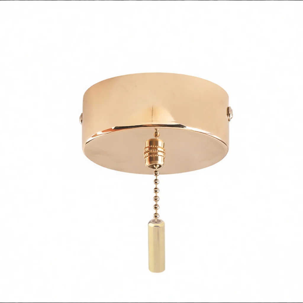 Easy Install Ceiling Pull Cord Switch For Retro Lighting Bedside Lamp Fan Replacement Mechanical Control Hardware Parts