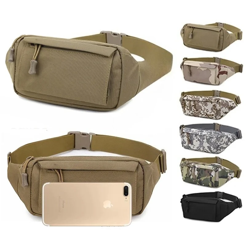 Hip Sack Oxford Cloth Belly Waterproof Banana Male Fanny Pack for Phone Men's Waist Bag Tactical Pouch Men Shoulder Belt Bags