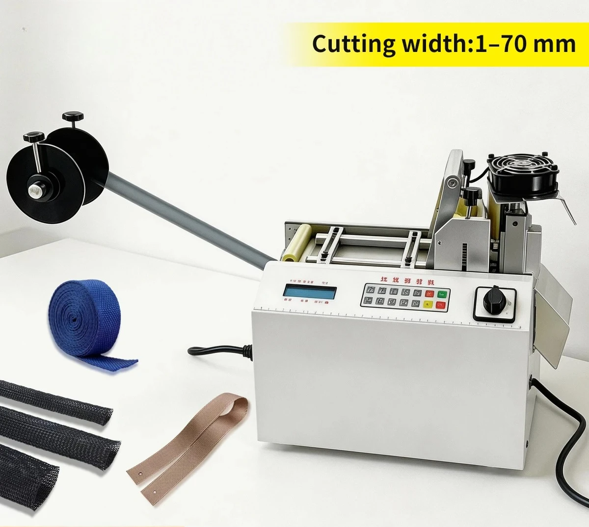 Cutting Machine for Webbing, Microcomputer Braided Heat Shink Sleeving Tubing Pipe
