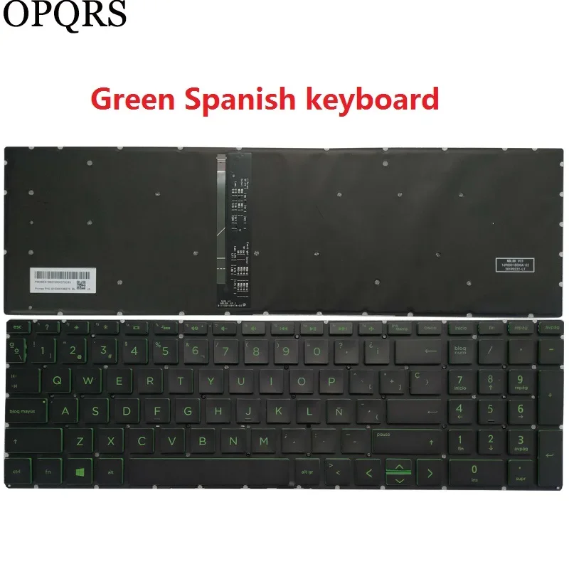 US/UK/Spanish SP/Latin LA/French FR Laptop keyboard For HP Pavilion 15-DA 15-DB 15-CN 15-CR 15S-DU 15-DW 15-CS