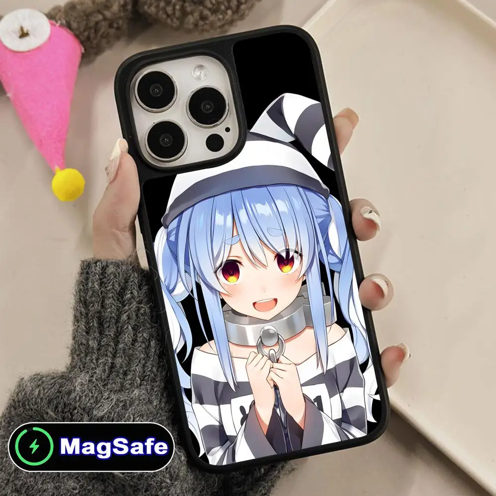 

Чехол для телефона Holo Usada Pekora с матовой поверхностью и поддержкой MagSafe для iPhone 17, 16, 15, 14, 13, 12, 11 Air Pro Max Plus, цветной