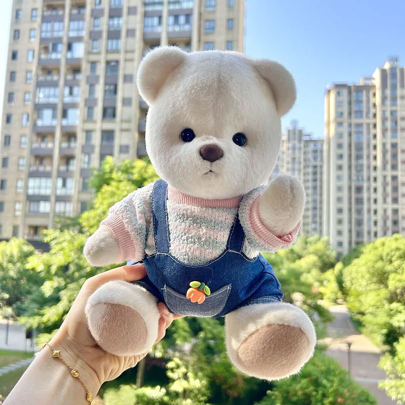 30 cm hoge kwaliteit handgemaakte Lena Joint Bear Only kleding cosplay verandering kleding meisje knuffel knuffelpop vriendin geschenken