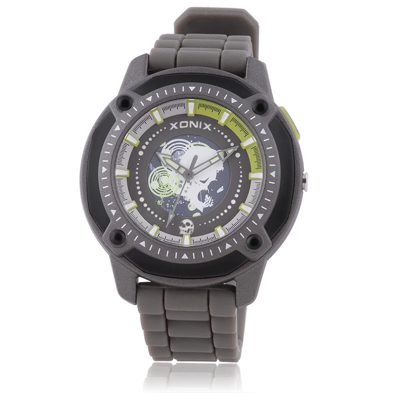 

XONIX модные мужские часы персонализированные кварцевые часы с граффити водонепроницаемые 100 м светящиеся для младших школьников модные SI