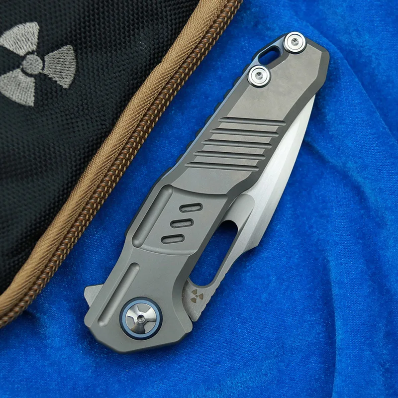 LEMIFSHE nuovo JR9710 coltello pieghevole M390 lama manico in titanio campeggio all'aperto caccia pesca escursionismo sopravvivenza frutta strumenti EDC