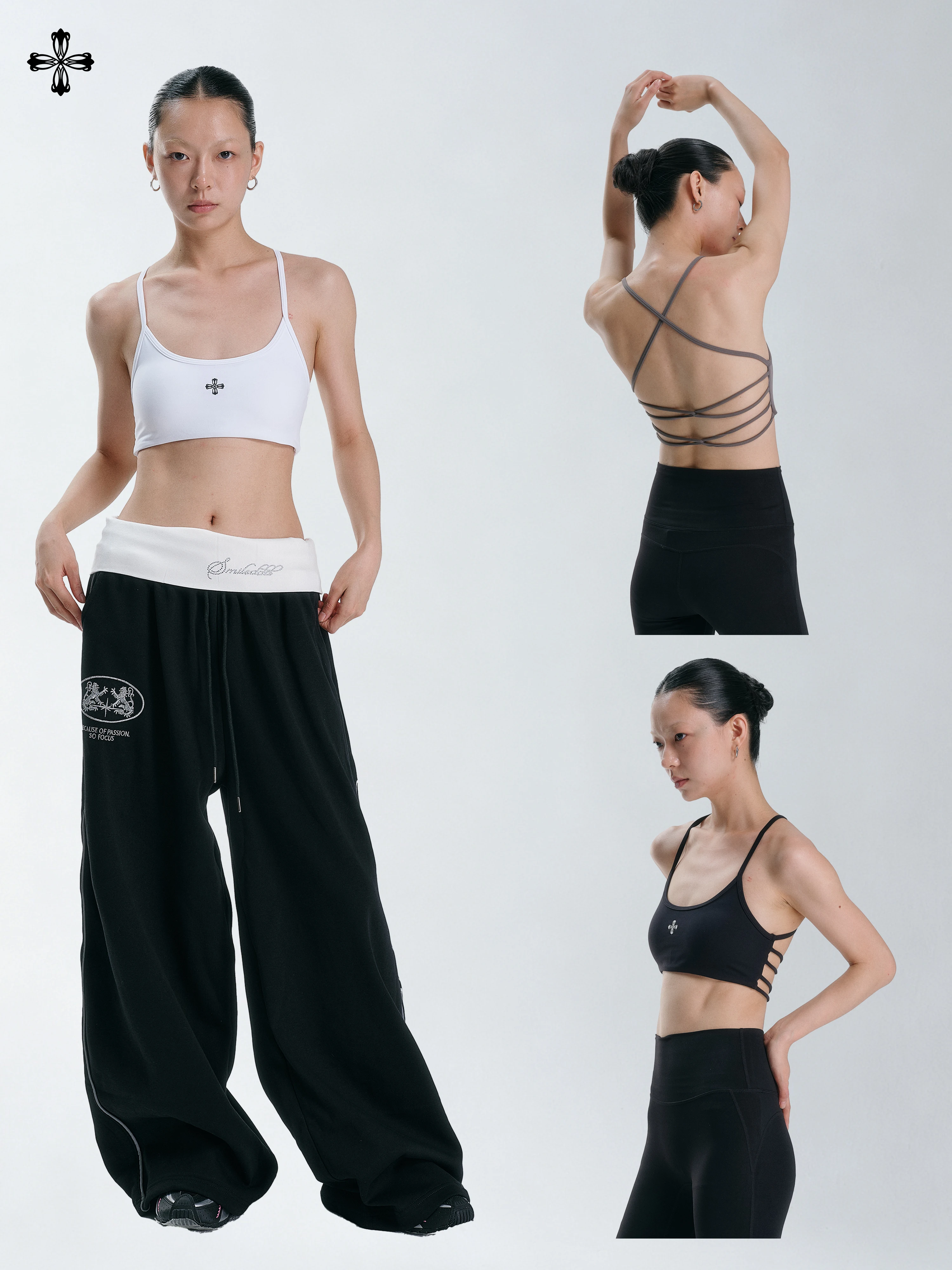 SMILE DDD Cross Strap Vest Ultra-Short Backless Design Fitness Sports Thinming Top Women's Fashion Summer 2026 Nylon Spandex