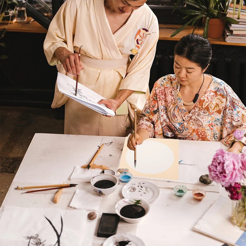 

20Pcs Calligraphy Practicing Paper Lightweight Xuan Paper Ideal for Chinese Brush Ink Writing Painting Cursive Script Art