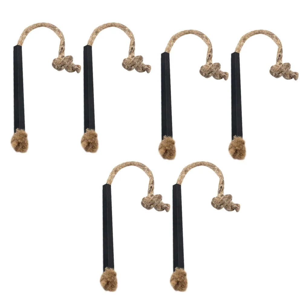 6Pcs Outdoor Fire Starter Rope Wick Compact Hiking Lighter for Camping Survival Expeditions Barbecue Wick Cord