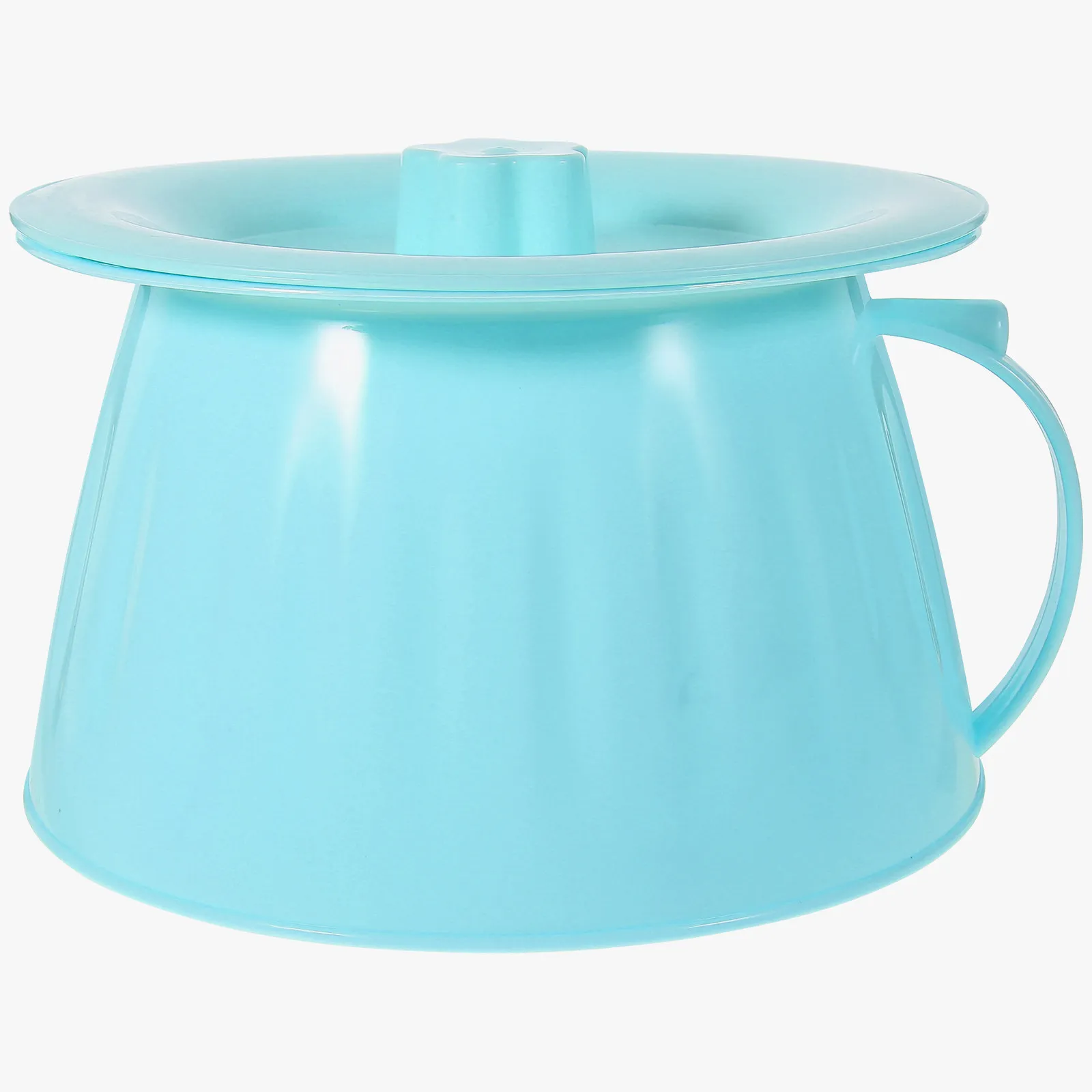 

Portable Chamber Pot Urine Bucket for Elderly Pregnant Adults Lightweight Compact PP Plastic Bedside Night Urinal Spittoon with