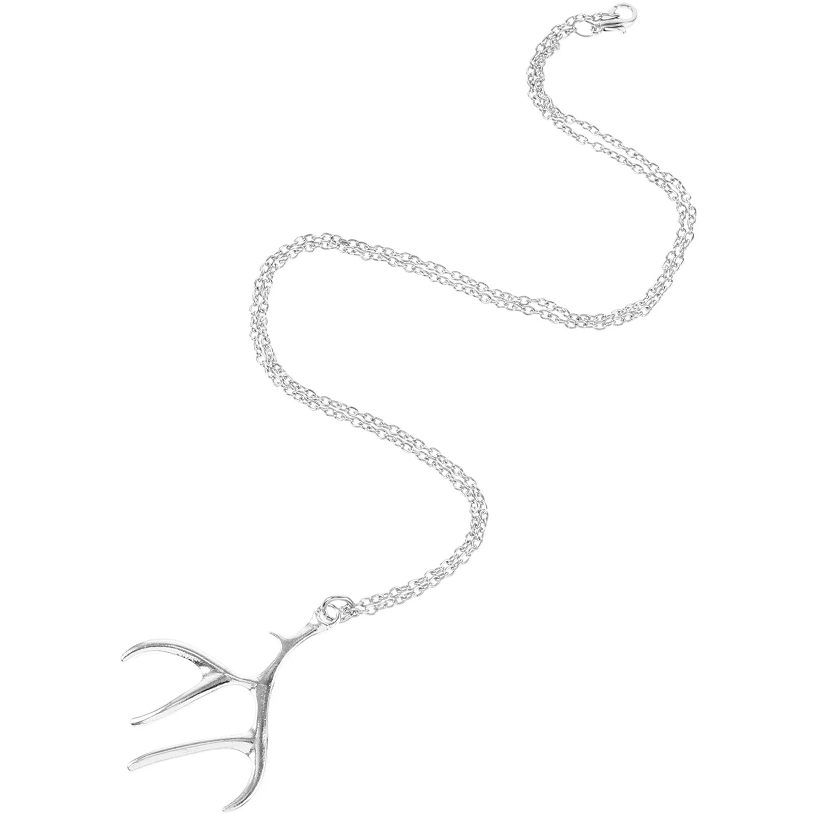 عيد الميلاد قرون مجوهرات الغزلان القرن قلادة عيد الميلاد قلادة مجوهرات مهرجان رائع هدايا الزخرفية للنساء #3