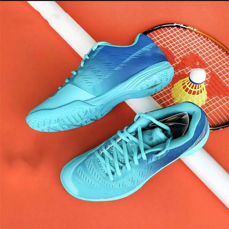 Novos sapatos de badminton das mulheres dos homens antiderrapante usar sapatos de treinamento de badminton tênis feminino leve sapatos de vôlei