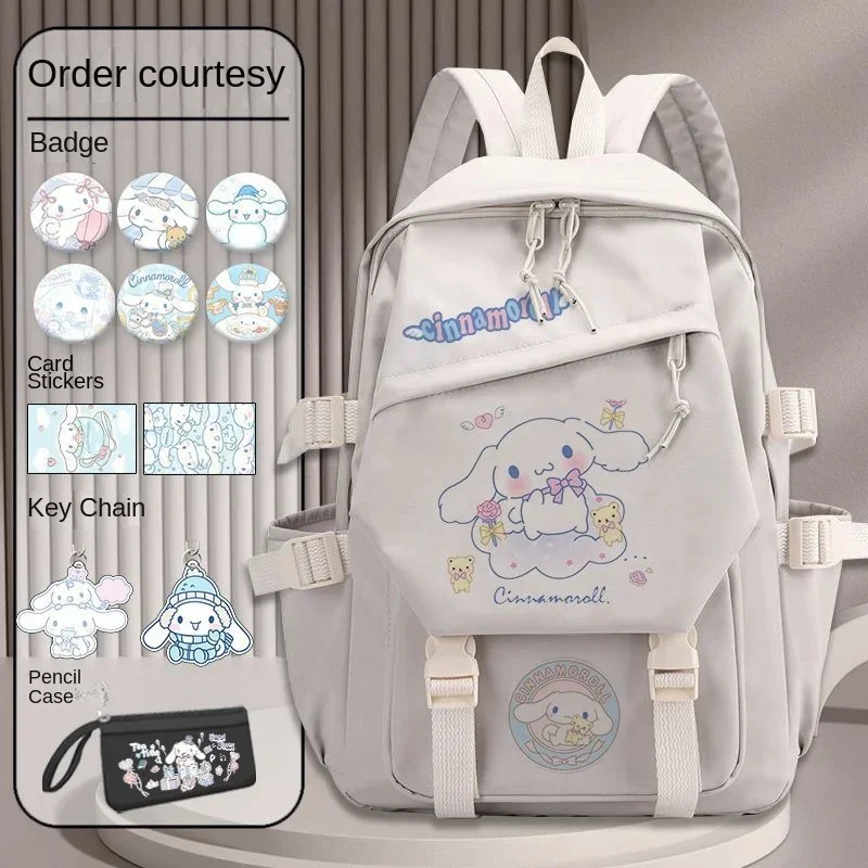 Sanrio Cinnamoroll Babycinnamoroll Schoolbag Good-looking Student Super Lightweight Cute Large Capacity Backpack Girls