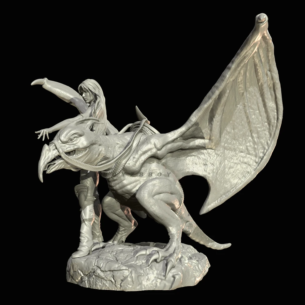 The height of man 38mm 50mm 75mm The resin model kit is colorless and self-colored for assembly 3D Printing TD-7110/3D view 4