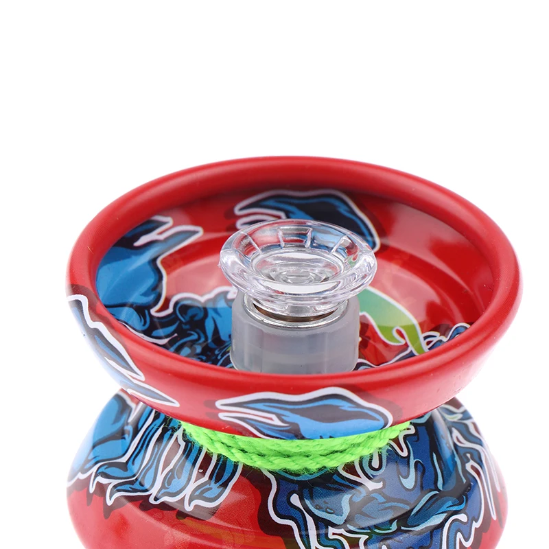 Inovador Diabolo Outdoor Juggle Toys for Children, Cartoon Cool Entry-Level Alloy, Professional Yoyo Ball, Magic Toys, Presentes