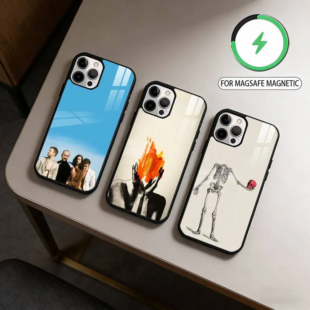 

I-Imagine D-Dragons Magnetic For Magsafe Wireless Charging Phone Case For iPhone17,16,15,14,13,12,11 Plus,Pro Max
