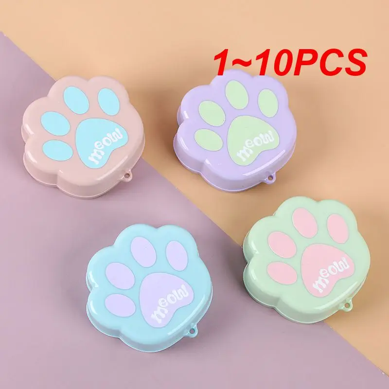 1~10PCS Portable Silicone Retractable Folding Cup Cute Cat Claw Folding Cup Travel Outdoor Camping Climbing Milk Juice Tea Cup