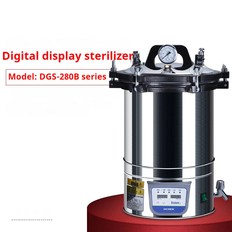 18L/24L وعاء التعقيم المحمولة الأوتوكلاف LCD التلقائي ارتفاع درجة الحرارة ضغط البخار معقم الأواني أداة طبية جراحية