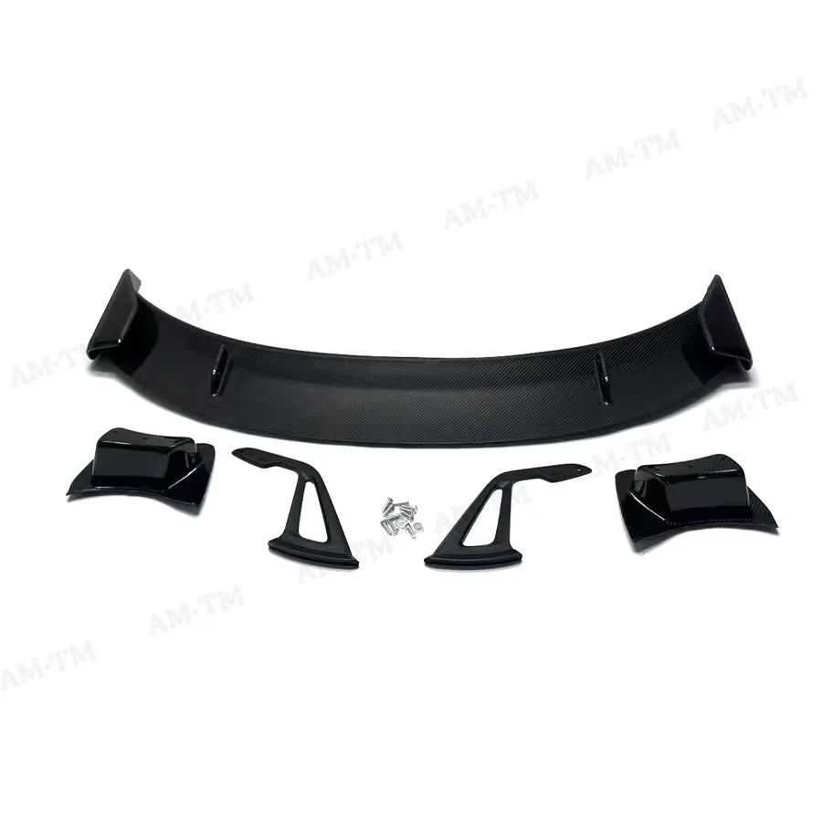 For Toyota Supra A90 A91 MK5 2019+ Carbon Fiber Tail fins Rear Trunk Spoiler Guide Wing Rear Wing Car Trunk Diverter