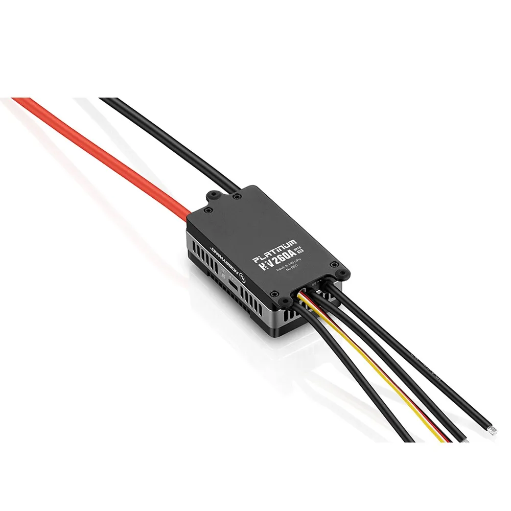 Hobbywing Platinum Brushless ESC 260A SBEC/OPTO HV V5 6-14S pour télécommande 700-800 hélicoptère électrique/aile fixe