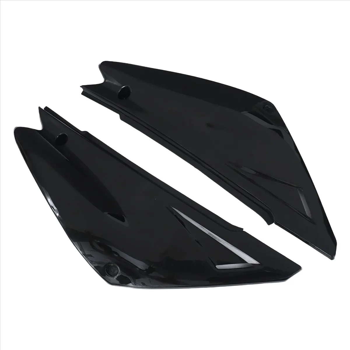A23Z for GXT200 DR200 Jinan Qingqi Tibetan Qm200Gy-B a Spillplate Black Three Side Plate Fairing