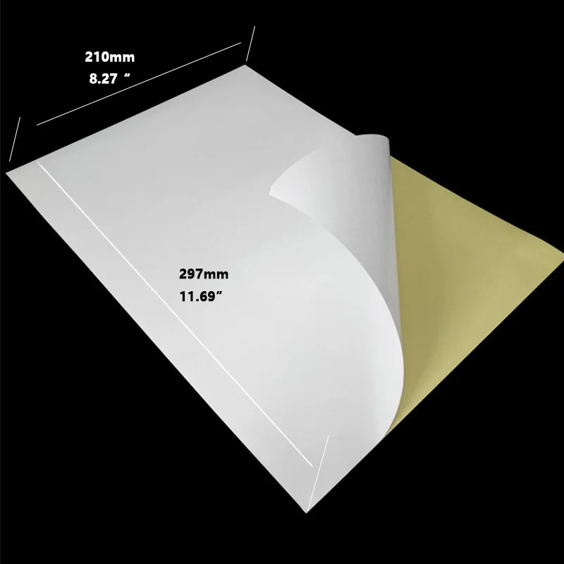 10 Sheets A4 label paper A4 Self-adhesive Sticker Label,Label Sticker paper For Inkjet Printer,Self Adhesive for Laser Printer
